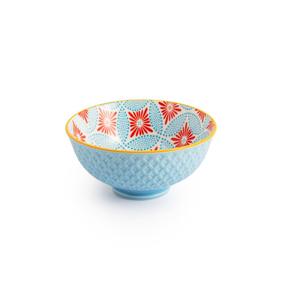 Kitchencraft Mikasa Nibble Bowl Blue Mosaic 12cm